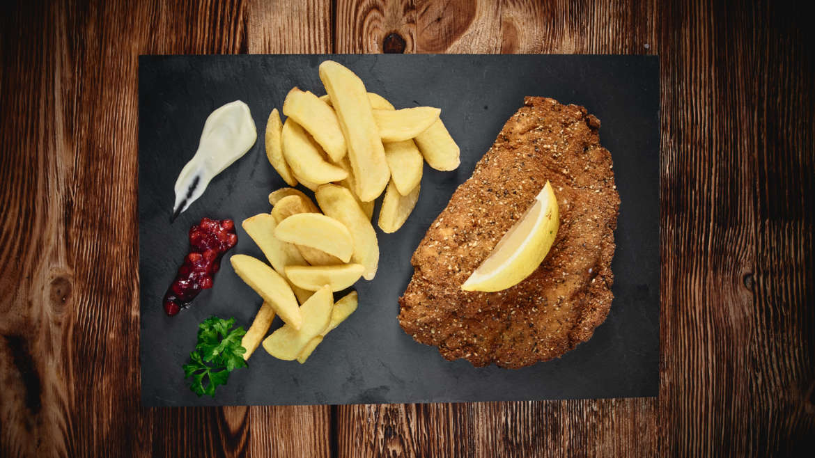 Wiener Schnitzel vom Vulkanlandschein